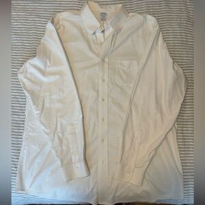 Men’s Brooks Brothers Custom Dress Shirt Size 18-37 White